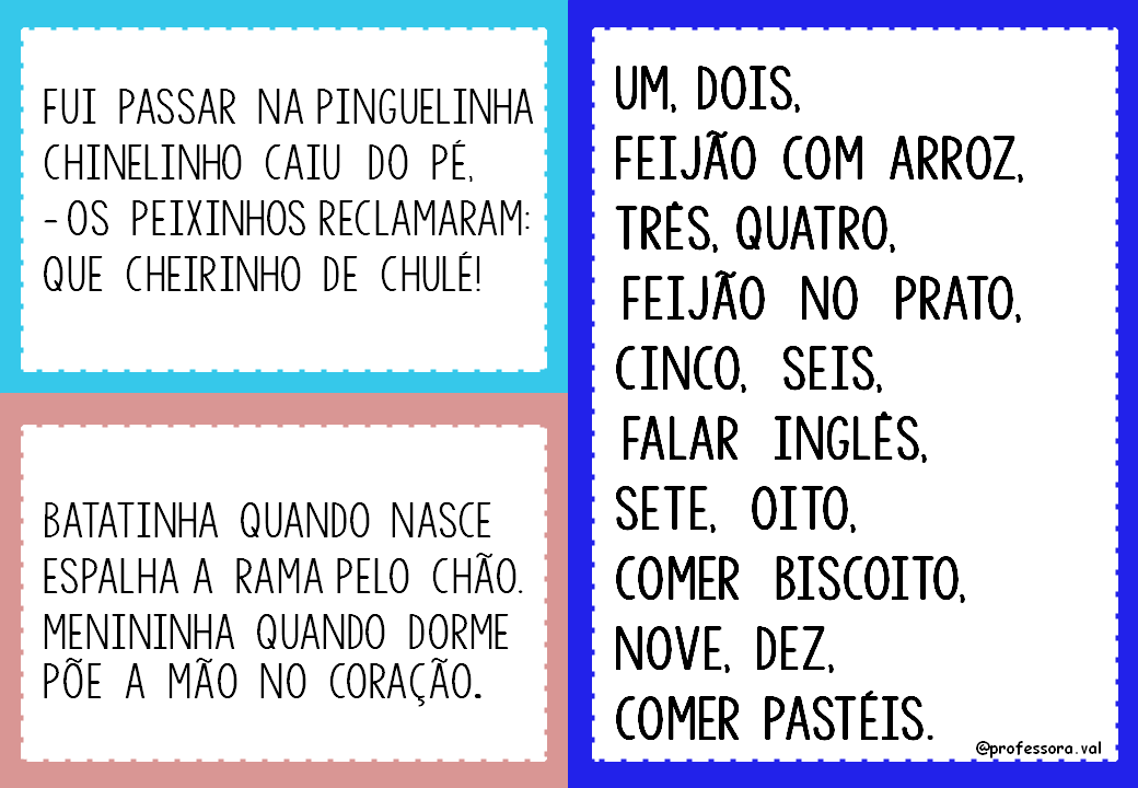 Parlendas Educa O Infantil